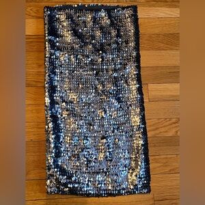 Silver sequin skirt or dress. Very stretchy. Sparkle and shine #NYE #holiday
